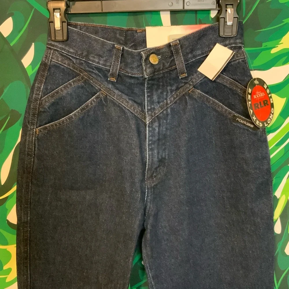 Vintage Rockies High Waisted Western Bareback Jean - Picture 2 of 8